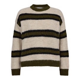 FRO PULLOVER SAND ARMY BLACK STRIPE